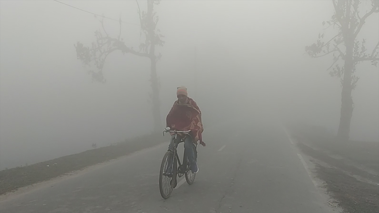 তেঁতুলিয়ায় মাঝারি শৈত্যপ্রবাহ, হাড় কাঁপানো শীতে নিস্তব্ধ জনজীবন