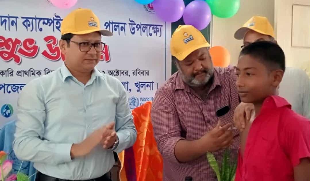 ডুমুরিয়ায় টাইফয়েড টিকা পাবে ৭৪ হাজার ১২৪ শিশু