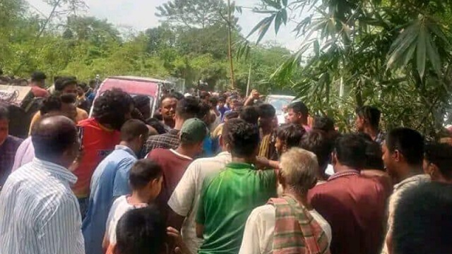 টিকা দিতে গিয়ে পিকআপের ধাক্কায় নানি-নাতির মৃত্যু