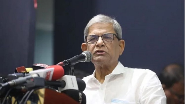নির্বাচন ছাড়া কিছুতেই বিশ্বাস করি না – মির্জা ফখরুল