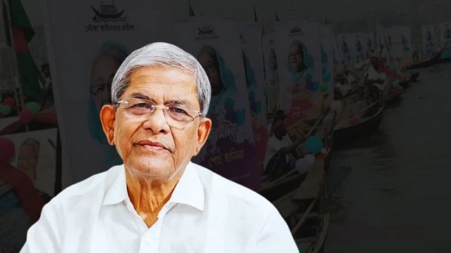 নৌকার সমর্থকরা হতাশ হবেন না, ধানের শীষ পাশে আছে: মির্জা ফখরুল