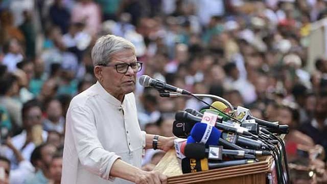 গণতন্ত্রে ফিরতে হলে 'মব ভায়োলেন্স' ছাড়তে হবে: মির্জা ফখরুল