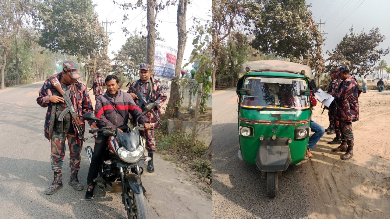 খুলনায় এনসিপি নেতা গুলিবিদ্ধ হওয়ার খবরে সাতক্ষীরা সীমান্তে বিজিবির ব্যাপক তল্লাশি