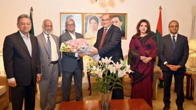 পাকিস্তানের নতুন হাইকমিশনারের সঙ্গে বিএনপির সৌজন্য বৈঠক