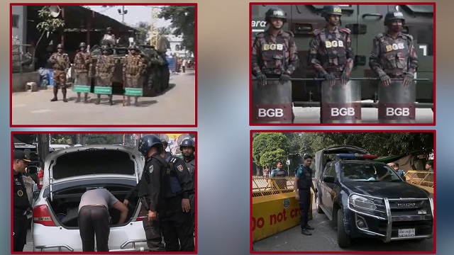 লকডাউন! শেখ হাসিনার মামলার রায় ঘিরে রাজধানীতে সেনা-বিজিবি মোতায়েন!