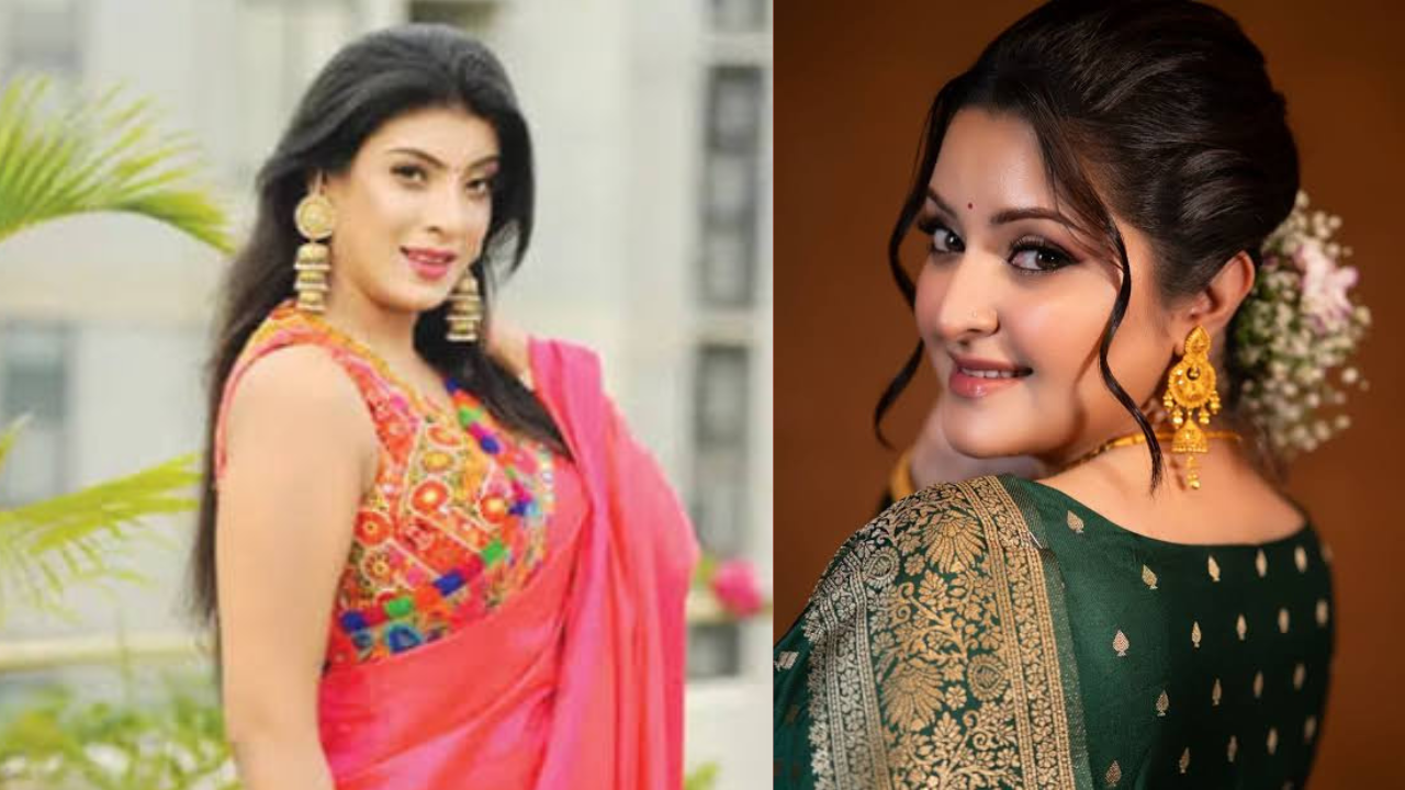 মৌ কে দেখে পালিয়ে যায় পরীমনি।