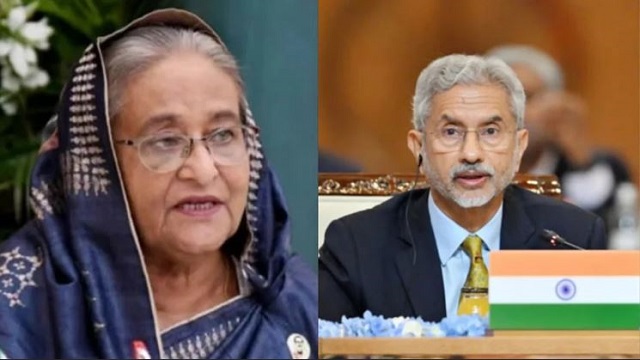 দিল্লিতে শেখ হাসিনার অবস্থান নিয়ে মুখ খুললেন জয়শঙ্কর