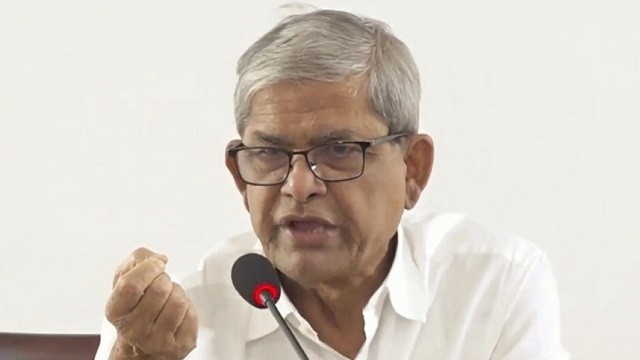 ছাত্র-জনতার বিক্ষোভের মুখে ক্ষমতায় থাকতে পারবে না শাসকগোষ্ঠী: মির্জা ফখরুল