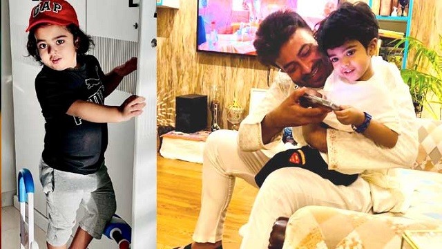 ছোট ছেলের জন্মদিনে শাকিবের শুভেচ্ছা