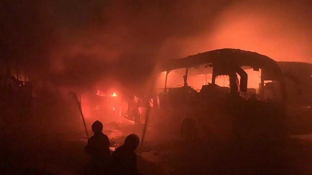 ডেমরায় ১৪টি ভলভো বাসে আগুন, যা বললেন ফায়ার সার্ভিসের ডিজি