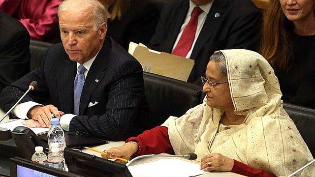 প্রধানমন্ত্রী শেখ হাসিনাকে মার্কিন প্রেসিডেন্ট জো বাইডেনের চিঠি