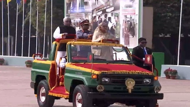 আনসার একাডেমির সমাবেশে প্রধানমন্ত্রী