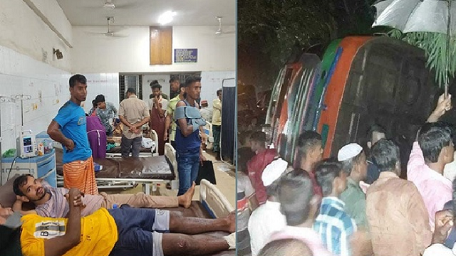 সিলেটে বাস-ইজিবাইক সংঘর্ষ, ঝরল পাঁচ প্রাণ