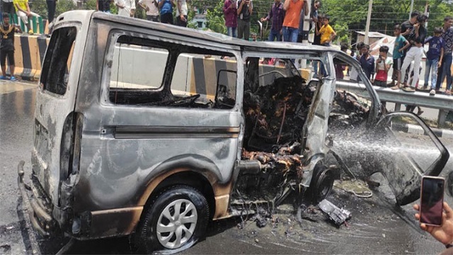 ভাঙ্গায় অ্যাম্বুলেন্সের সিলিন্ডার বিস্ফোরণ, নিহত ৭