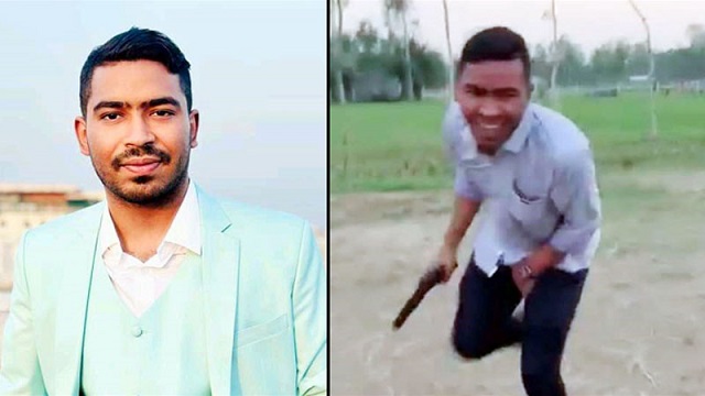 সাংবাদিক নাদিম হত্যা : অস্ত্র হাতে চেয়ারম্যানপুত্রের ছবি ভাইরাল