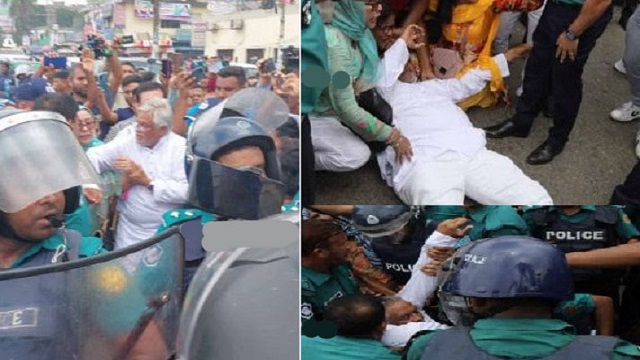 অসুস্থ আমানউল্লাহ আমানকে তুলে নিয়ে গেল পুলিশ
