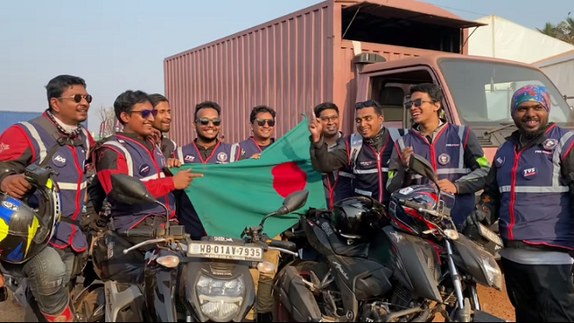 বাংলাদেশের এক দল বাইকারের ইন্ডিয়ার গোয়া জয়