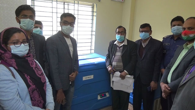 গোপালগঞ্জে পৌঁছেছে কোভিড-১৯ এর ভ্যাকসিনের ৩৬ হাজার ডোজ