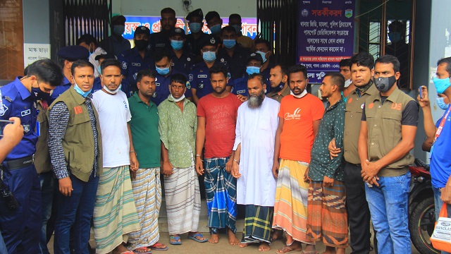 পাবনায় ডাকাত দলের ৭ জন গ্রেফতার