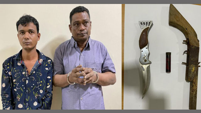 চট্টগ্রামের পাঠানটুলি থেকে অস্ত্র ও ছোরা উদ্ধার, গ্রেপ্তার ২
