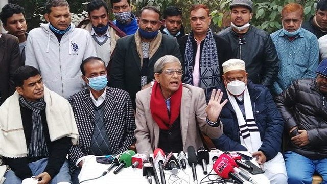 জনগণের কথা চিন্তা করে না সরকার : মির্জা ফখরুল