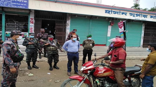 গাইবান্ধায় লকডাউনের চতুর্থ দিনে ৮৮৯ হাজার ৫০ টাকা জরিমানা