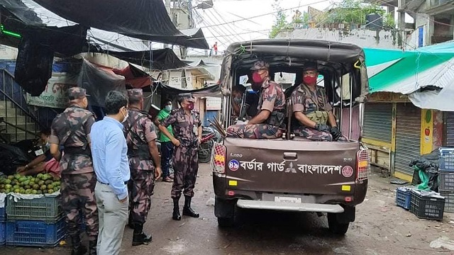 গোপালগঞ্জে ঢিলেঢালাভাবে পালিত কঠোর বিধি নিষেধ