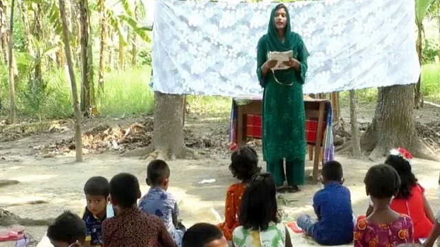 আমবাগানে শিক্ষার বাতি জ্বালিয়েছে যূথী