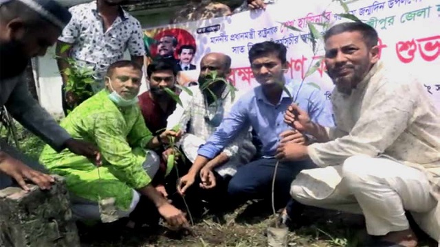 লক্ষ্মীপুর যুবলীগের সপ্তাহব্যাপী বৃক্ষরোপণ কর্মসূচি
