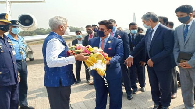 ঢাকায় পৌঁছেছেন ভারতের পররাষ্ট্রমন্ত্রী জয়শঙ্কর