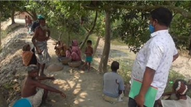 মান্দায় কর্মসংস্থান কর্মসূচি ৪০দিন, কাজের অনিয়মের অভিযোগ