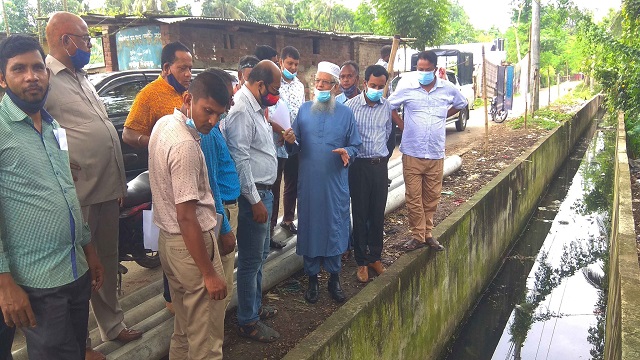 জলবায়ুর পরিবর্তন মোকাবেলায় পার্বতীপুরের দুটি প্রকল্প পরিদর্শন
