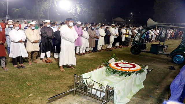 রাজশাহীর ভাষা সৈনিক আবুল হোসেনের দাফন সম্পন্ন