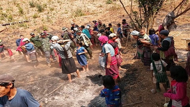 বিমান হামলায় ৩ হাজার গ্রামবাসী পালালেন থাইল্যান্ডে