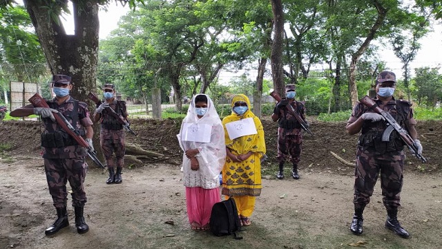 সাতক্ষীরার দুটি সীমান্ত থেকে এক রোহিঙ্গা শরণার্থীসহ আটক-৩