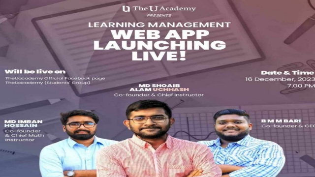 অনলাইন শিক্ষামূলক প্ল্যাটফর্ম দ্যা ইউ একাডেমির যাত্রা শুরু