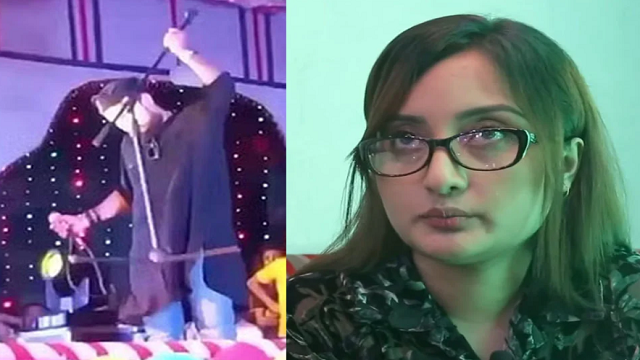 মঞ্চে নোবেলকে জুতা নিক্ষেপ, যা বললেন স্ত্রী