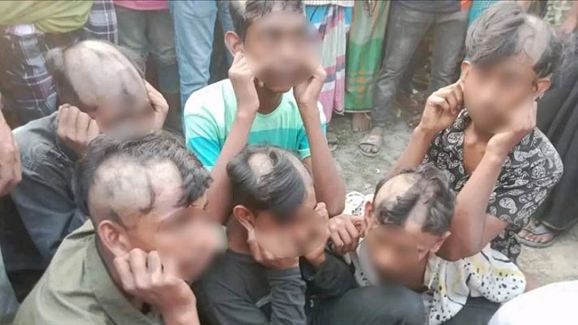 পিকনিক করতে ছাগল চুরি, ৭ কিশোরের মাথা ন্যাড়া করলো জনতা