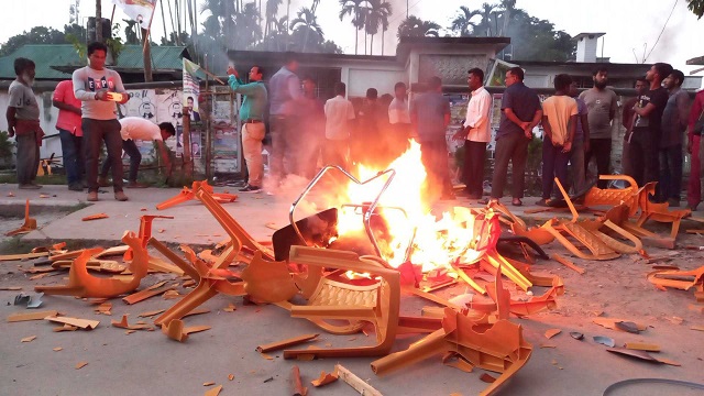 অবরোধে রণক্ষেত্র নারায়ণগঞ্জ!