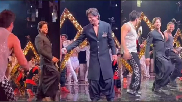 আম্বানিদের অনুষ্ঠানে ‘ঝুমে জো পাঠান’ গানে মঞ্চ মাতালেন শাহরুখ