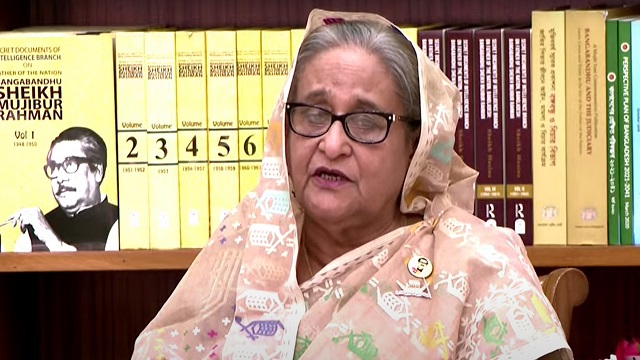 গণভবন থেকে ভাচুর্য়ালি যুক্ত হয়ে সরকারি স্থাপনা উদ্বোধন করলেন প্রধানমন্ত্রী 