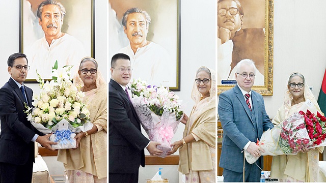 শেখ হাসিনাকে অভিনন্দন জানালো চীন, রাশিয়া ও ভারত