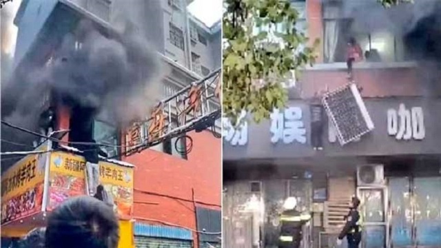 চীনে দোকানে অগ্নিকাণ্ড, ৩৯ জনের মৃত্যু