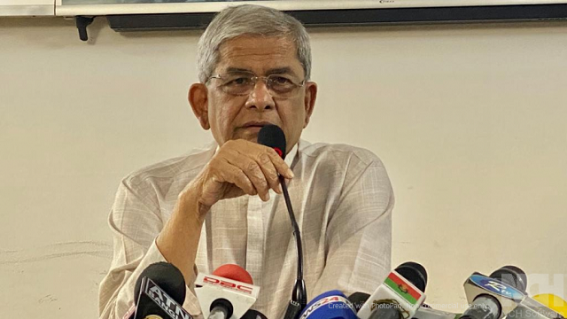 ভয়াবহ দানব সরকারকে প্রতিহত করতে হবে: ফখরুল