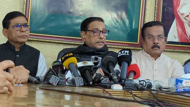 ১০ ডিসেম্বর সমাবেশ হচ্ছে না: ওবায়দুল কাদের