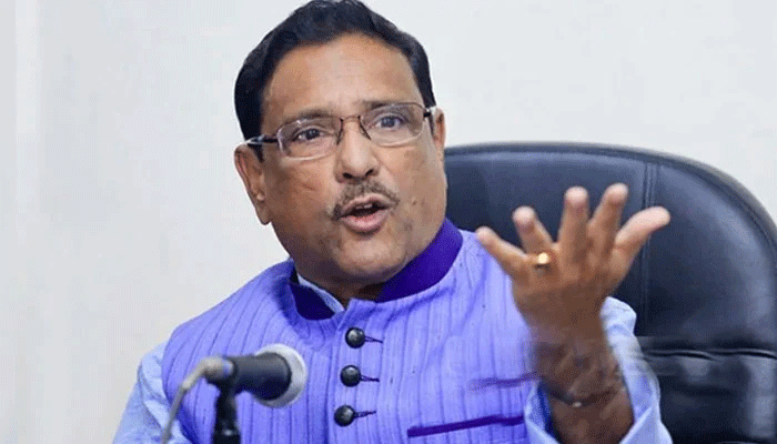 বিএনপির আন্দোলন মানেই নৈরাজ্য সৃষ্টি: ওবায়দুল কাদের
