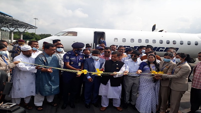 সৈয়দপুর-চট্টগ্রাম সরাসরি ফ্লাইট উদ্বোধন 