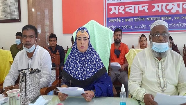 সৈয়দপুরে রেলের প্রচারণার বিরুদ্ধে পৌর মেয়রের সংবাদ সম্মেলন
