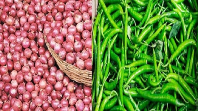 পেঁয়াজ-কাঁচামরিচের বাজার ঊর্ধ্বমুখী