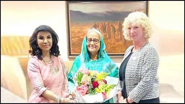 লন্ডনে পৌঁছেছেন প্রধানমন্ত্রী শেখ হাসিনা